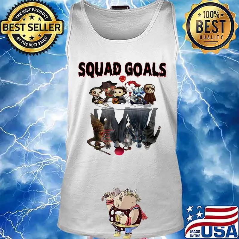 Halloween horror characters squad goals s Tank top