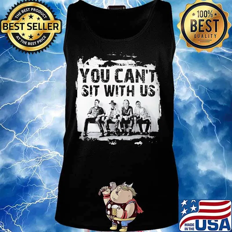 Halloween horror characters you can't sit with us s Tank top