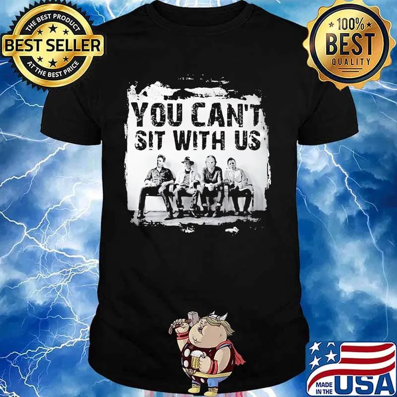 Halloween horror characters you can't sit with us shirt