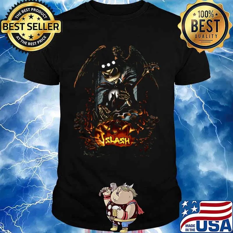 Halloween jack skellington slash pumpkin shirt