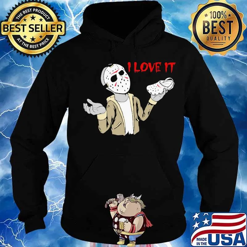 Halloween jason voorhees i love it cross s Hoodie