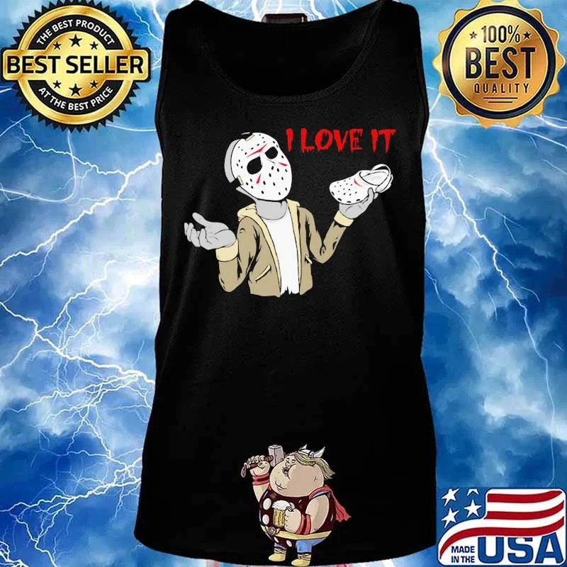 Halloween jason voorhees i love it cross s Tank top