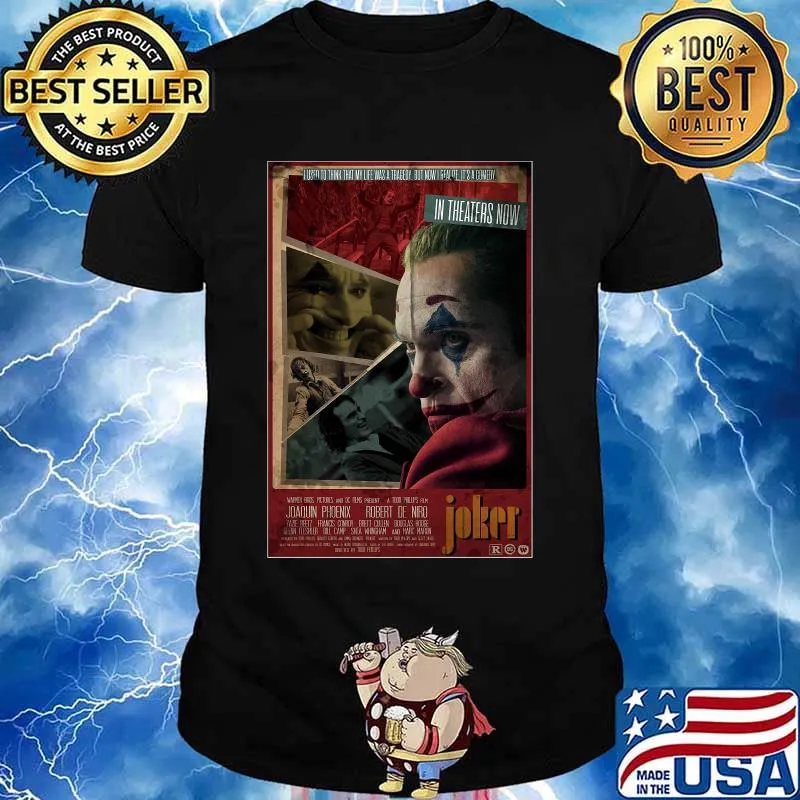 Halloween joker joaquin phoenix in theaters now shirt