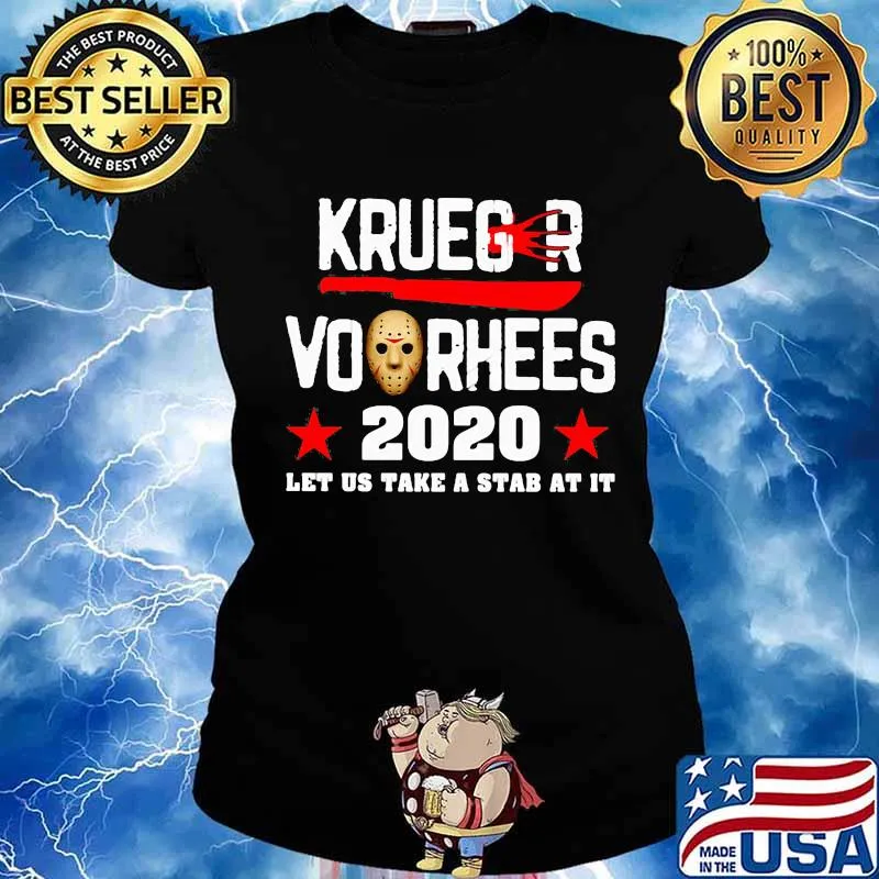 Halloween kruger jason voorhees 2002 let us take a stab at it stars s Ladies tee