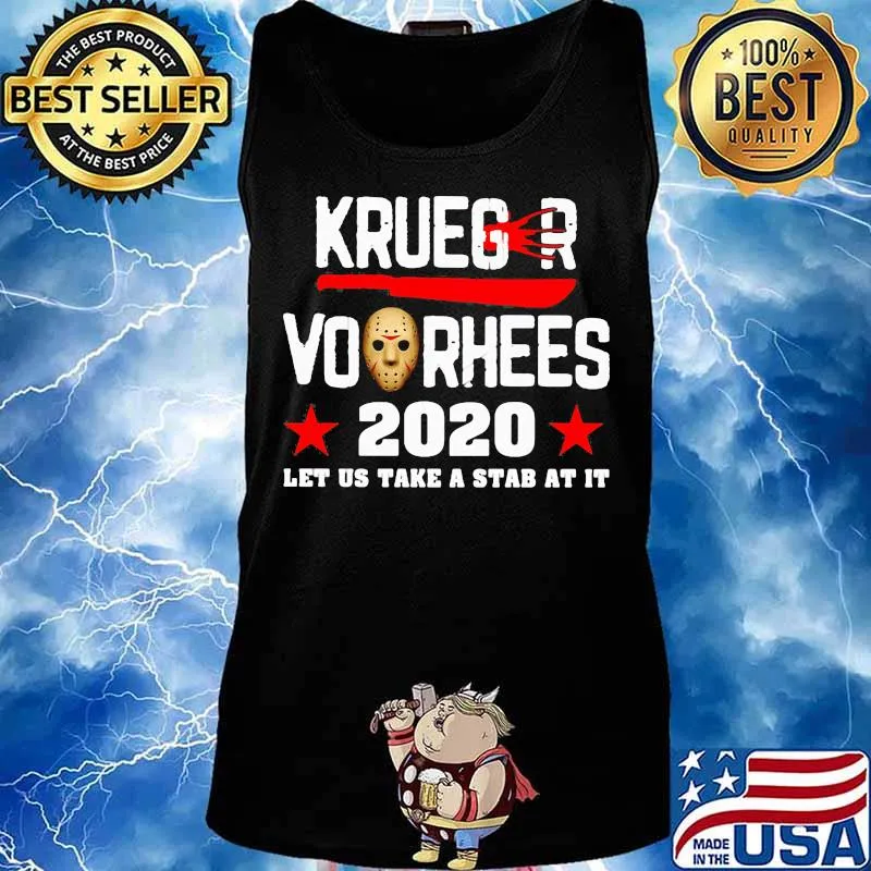 Halloween kruger jason voorhees 2002 let us take a stab at it stars s Tank top
