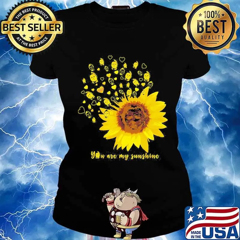 Halloween michael myers sunflower you are my sunshine s Ladies tee