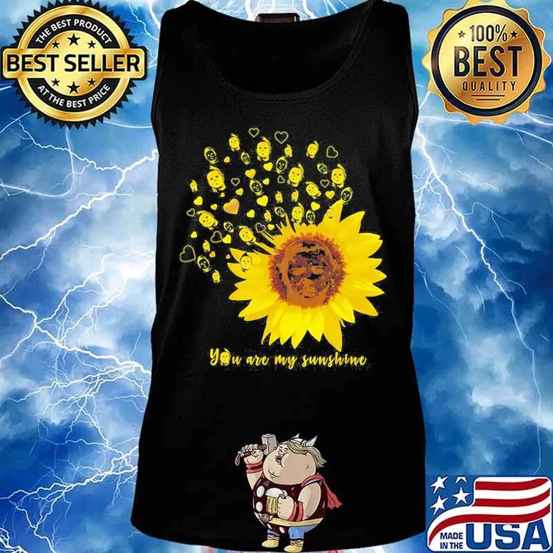 Halloween michael myers sunflower you are my sunshine s Tank top