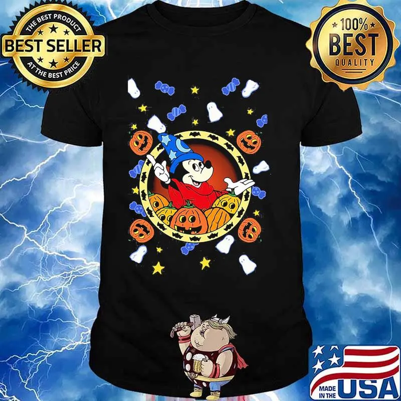 Halloween mickey mouse pumpkins shirt