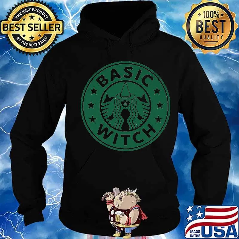 Halloween starbucks basic witch logo s Hoodie