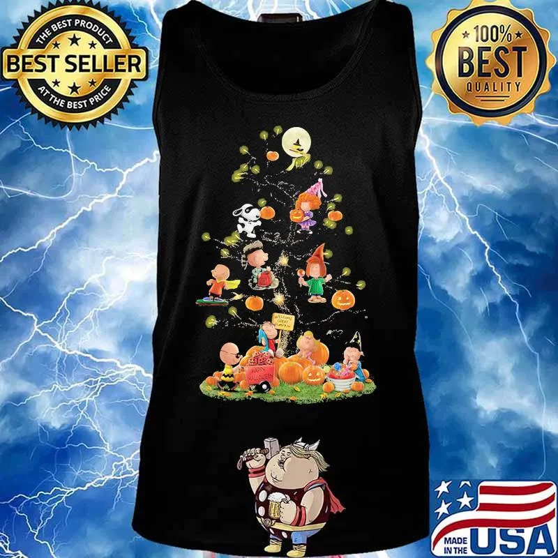 Halloween tree the peanuts pumpkin s Tank top
