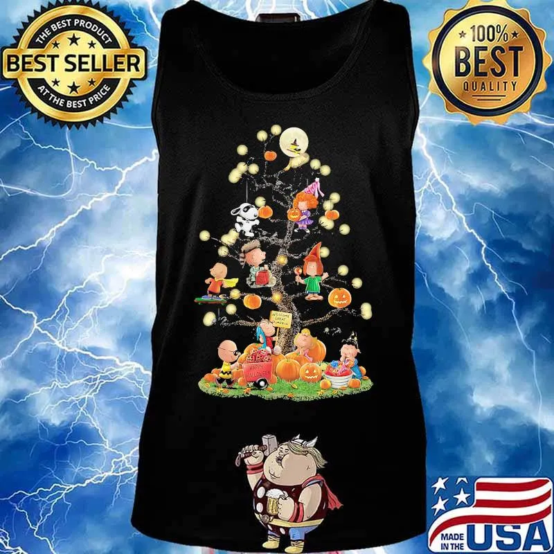 Halloween tree the peanuts pumpkin s Tank top