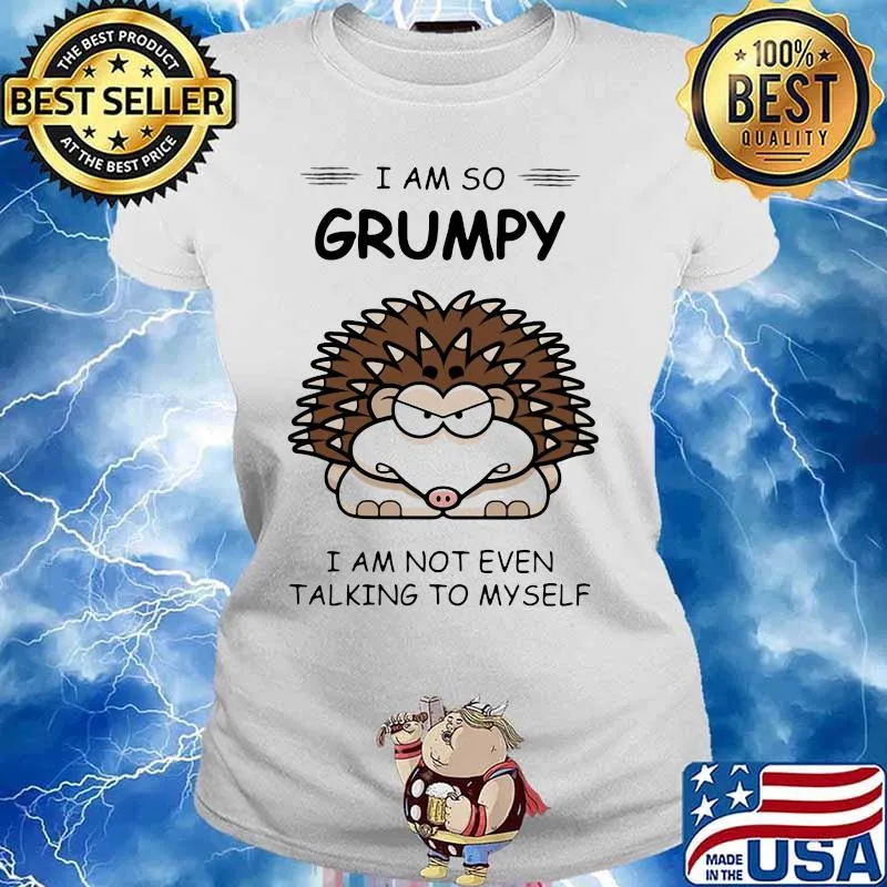 Hedgehog i am so grumpy i am not even talking to myself 2020 s Ladies tee
