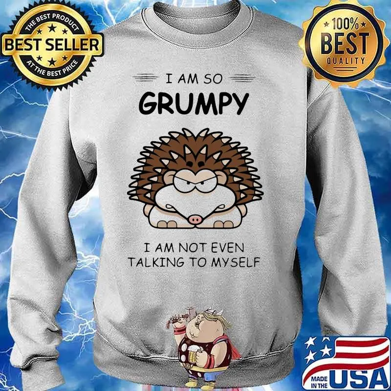 Hedgehog i am so grumpy i am not even talking to myself 2020 s Sweater