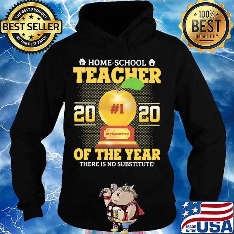 Home school teacher 2020 of the year there is no substitude Apple s Hoodie