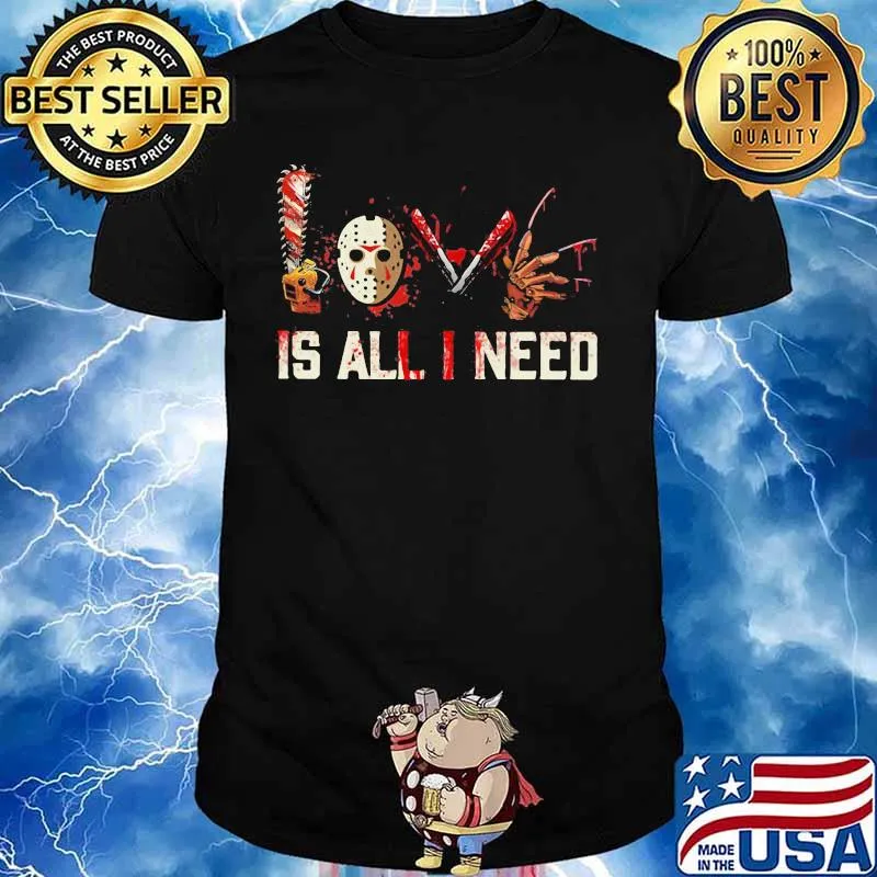 Horror Love is all I need shirt