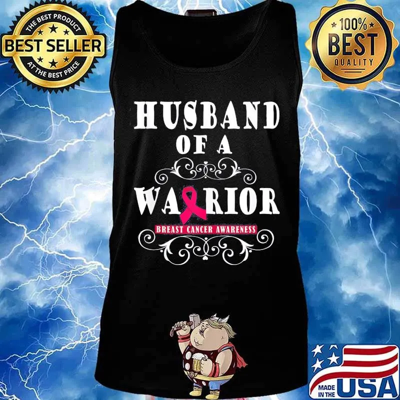 Husband of a warrior breast cancer awareness s Tank top