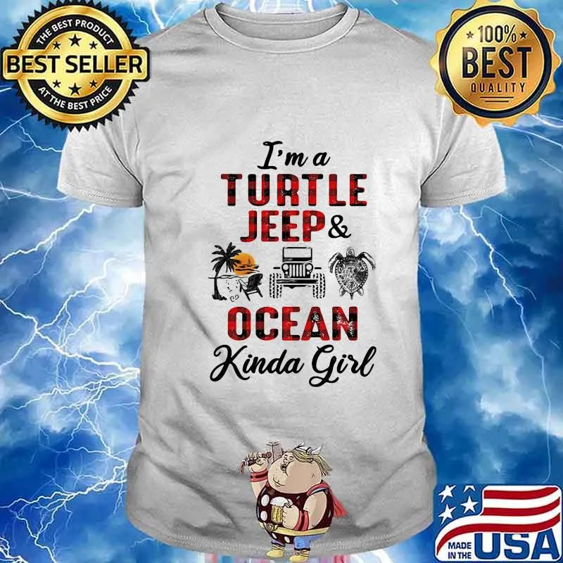 I'M A TURTLE AND OCEAN KINDA GIRL SHIRT