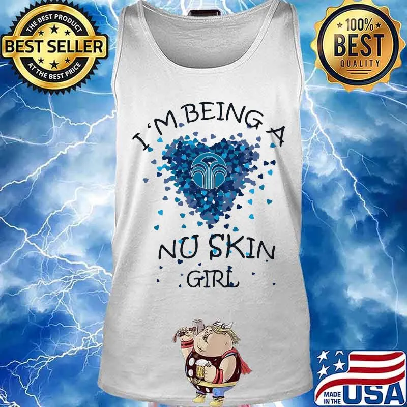 I'm being a nu skin girl hearts s Tank top