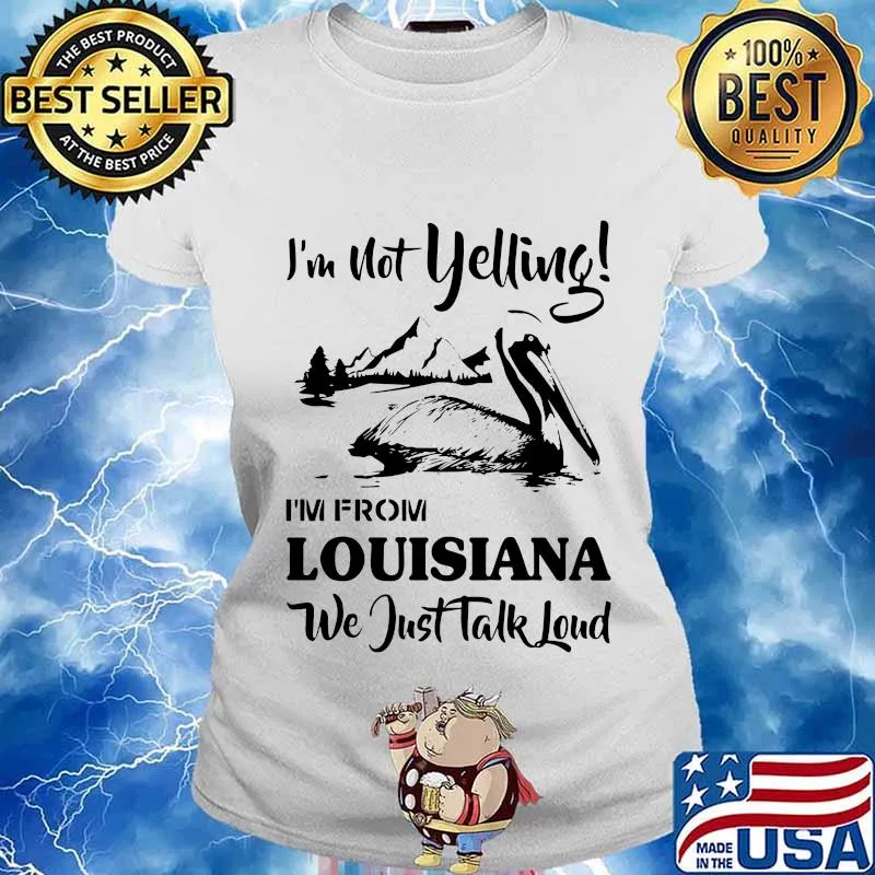 I'm not yelling i'm from louisiana we just talk loud s Ladies tee