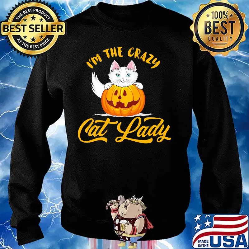 I'm the crazy cat lady Pumpkin s Sweater