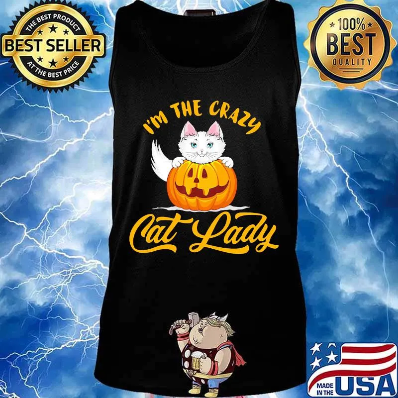 I'm the crazy cat lady Pumpkin s Tank top