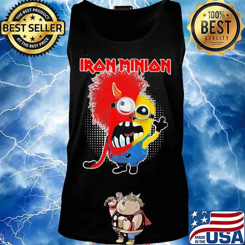 Iron maiden band satan minion s Tank top