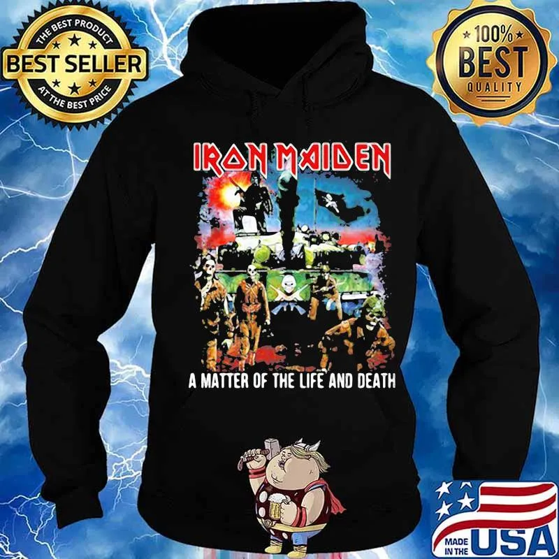Iron maiden band skeleton a matter of the life and death s Hoodie