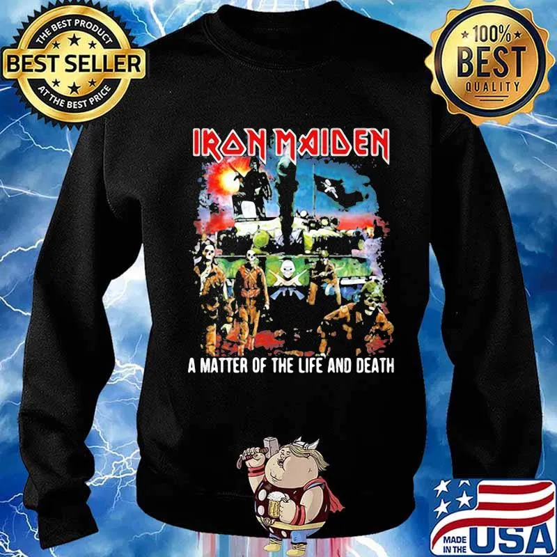 Iron maiden band skeleton a matter of the life and death s Sweater