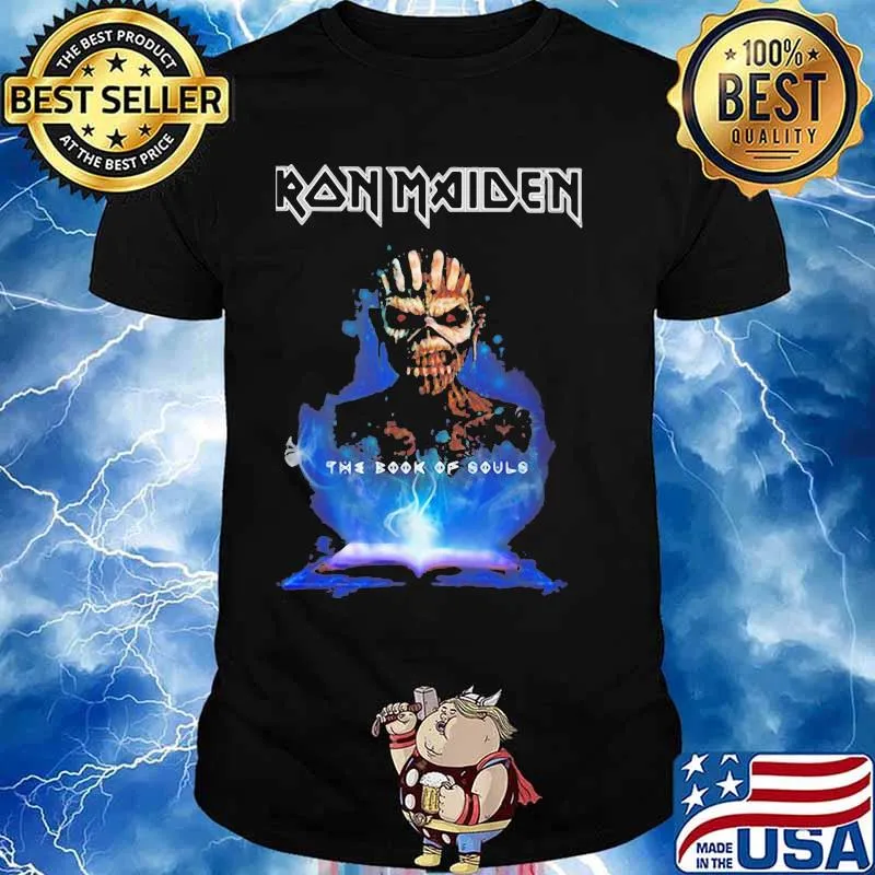 Iron maiden band skeleton the book of souls shirt