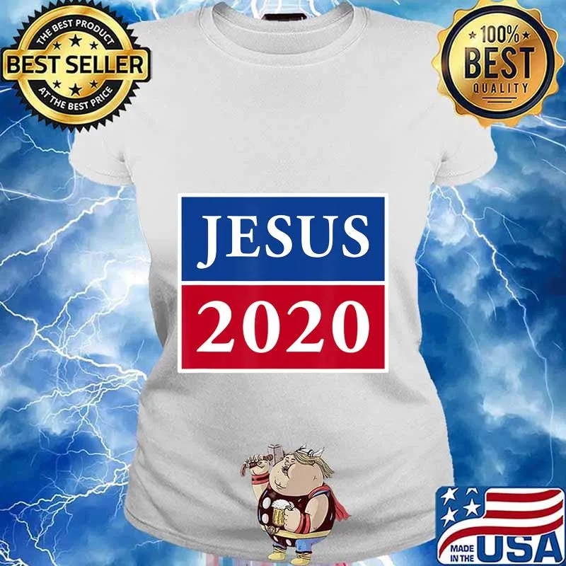 Jesus 2020 election sign patriotic christian s Ladies tee