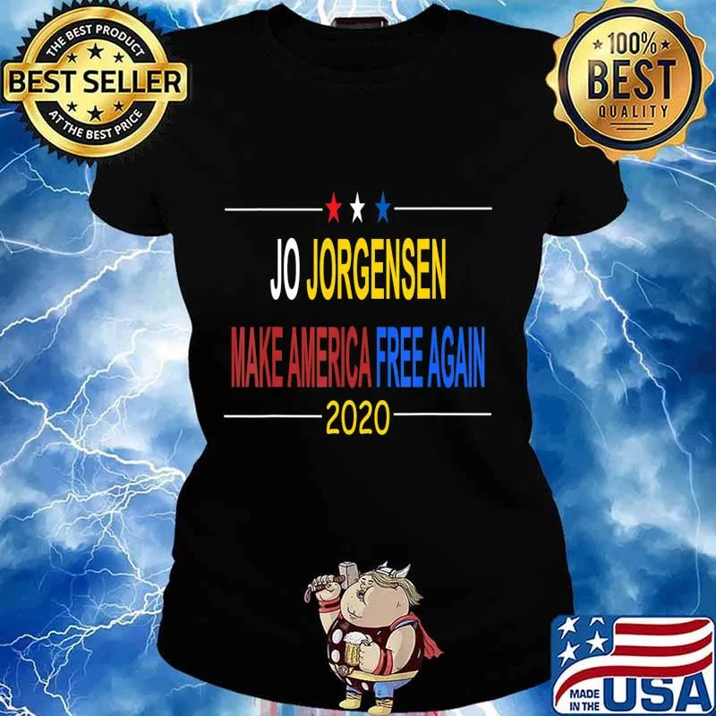Jo-Jorgensen Make America Free Again T-Shirt Ladies tee