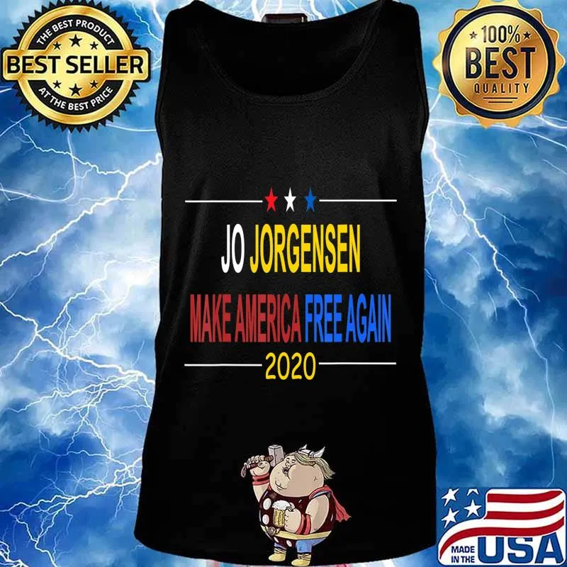 Jo-Jorgensen Make America Free Again T-Shirt Tank top