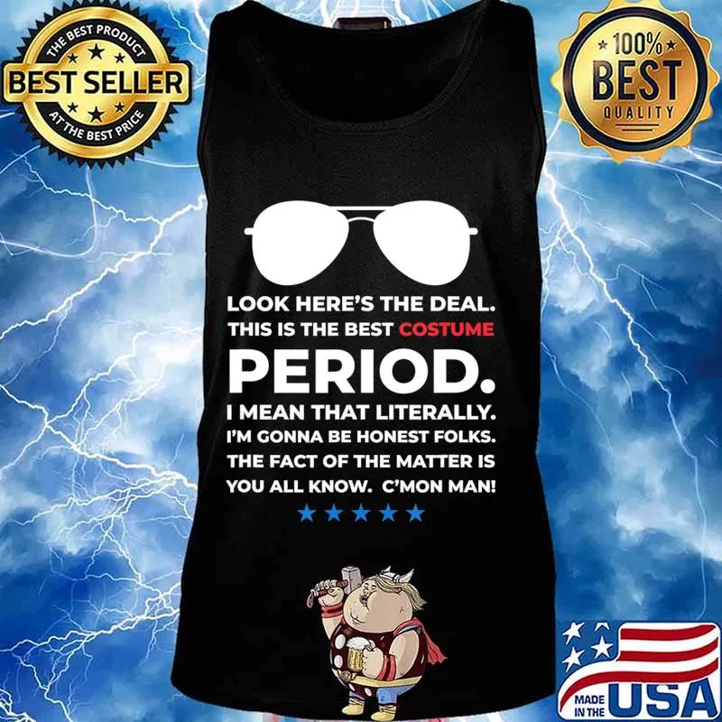 Joe Biden 2020 Costume Halloween Political Aviator Glasses T-Shirt Tank top