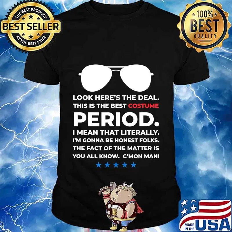 Joe Biden 2020 Costume Halloween Political Aviator Glasses T-Shirt
