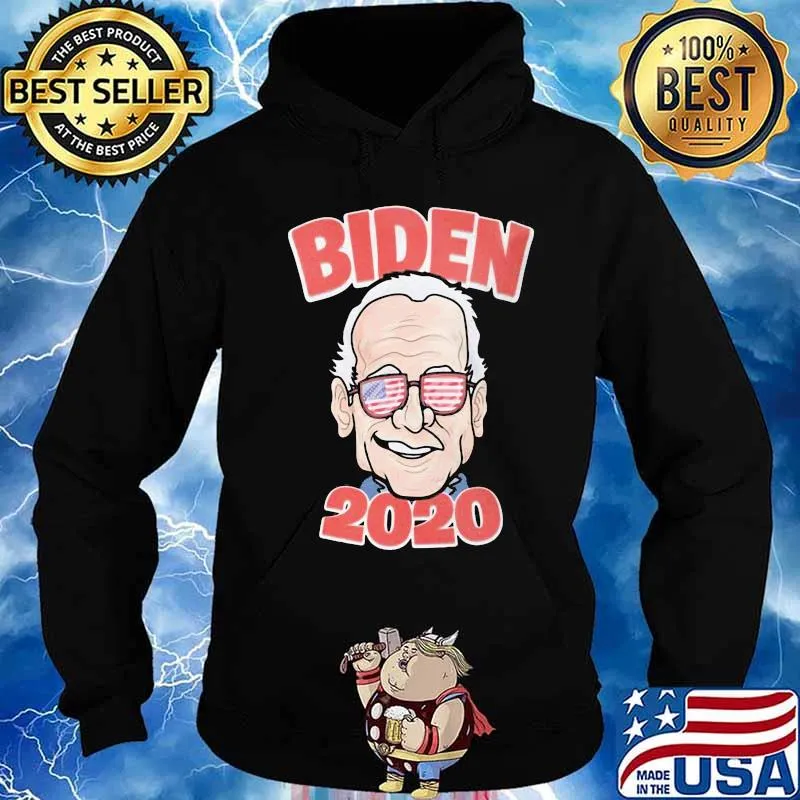 Joe biden 2020 glasses american flag independence day s Hoodie