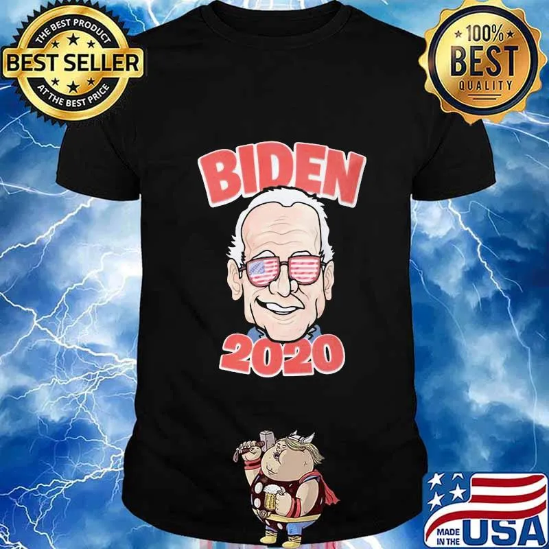 Joe biden 2020 glasses american flag independence day shirt