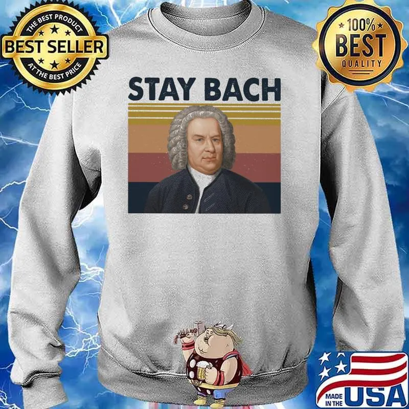 Johann Sebastian Bach Stay Bach Vintage retro s Sweater