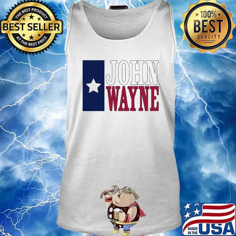 JOHN WAYNE AMERICAN FLAG SHIRT Tank top