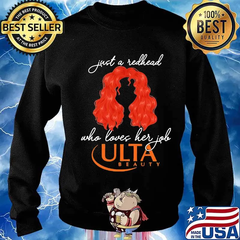 Just a redhead who loves her job ulta beauty s Sweater