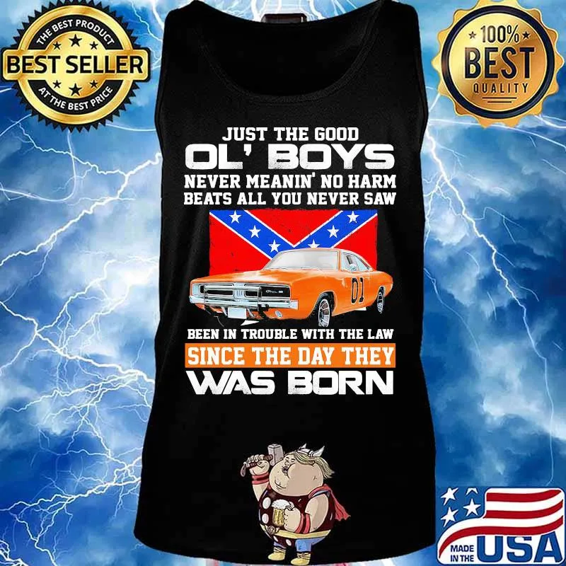 Just the good ol boys never meanin no harm beats all you never saw been in trouble with the law since the day they was born british flag car s Tank top
