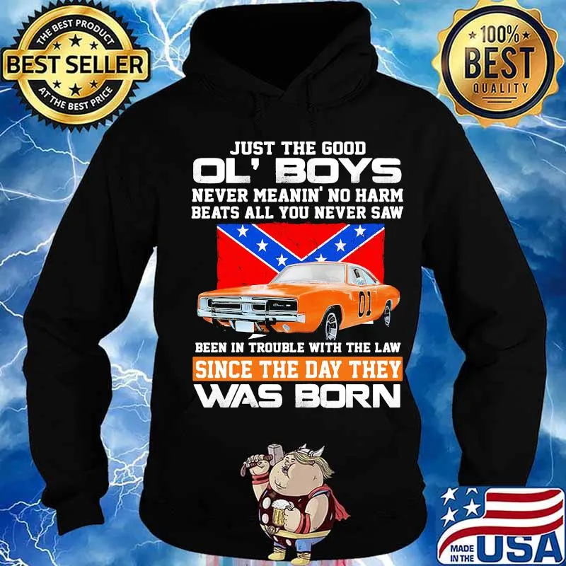 Just the good ol boys never meanin no harm beats all you never saw been in trouble with the law since the day they was born british flag s Hoodie