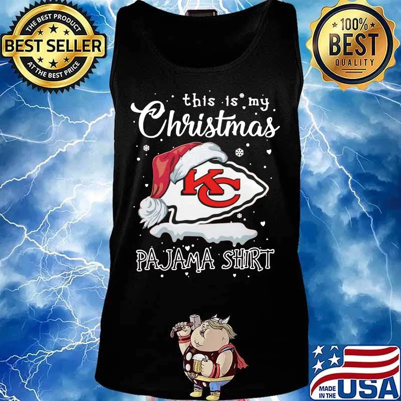 Kansas city chiefs this is my christmas pajama s Tank top