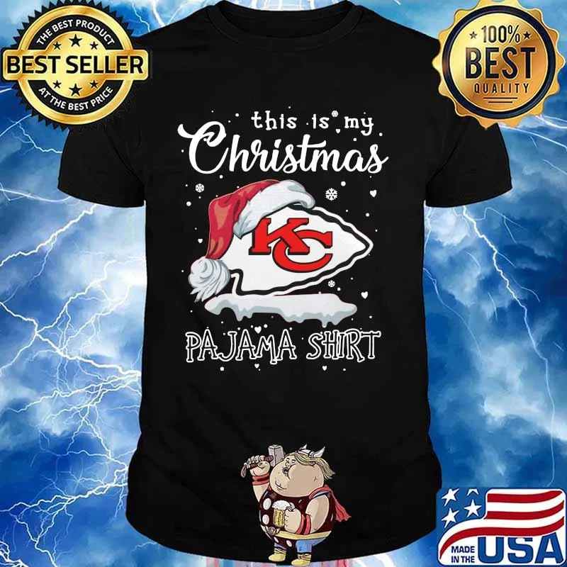 Kansas city chiefs this is my christmas pajama shirt