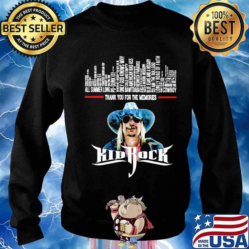 Kid Rock Thank You For The Memories s Sweater