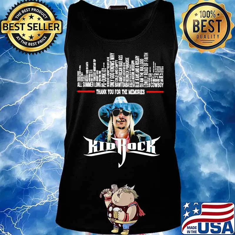 Kid Rock Thank You For The Memories s Tank top