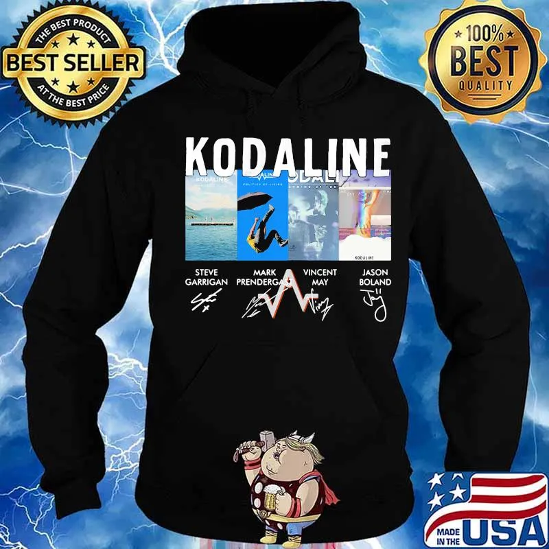 Kodaline band members signatures s Hoodie