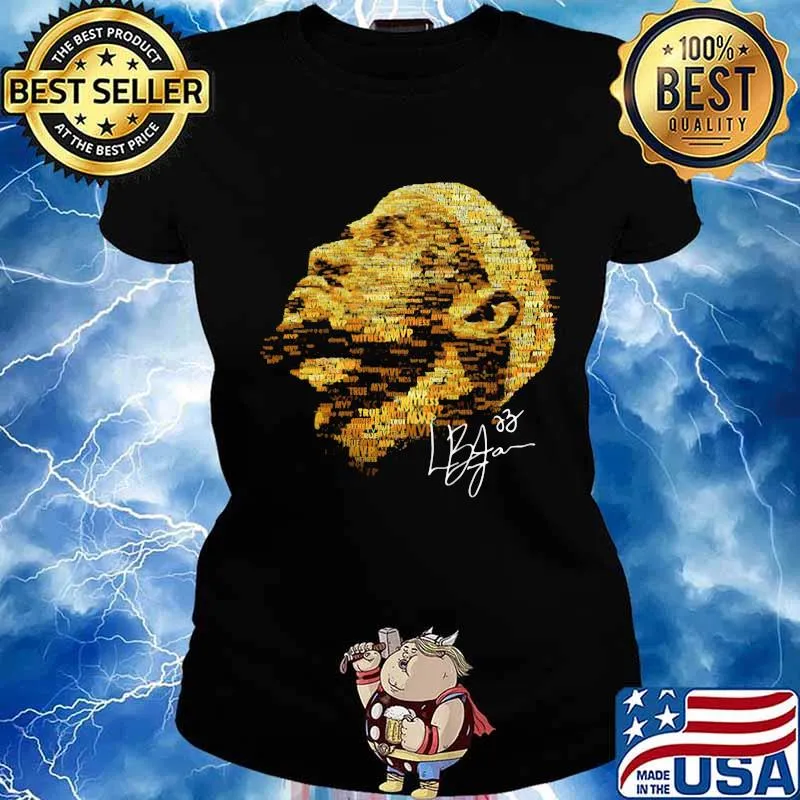 Lebron james signature art s Ladies tee