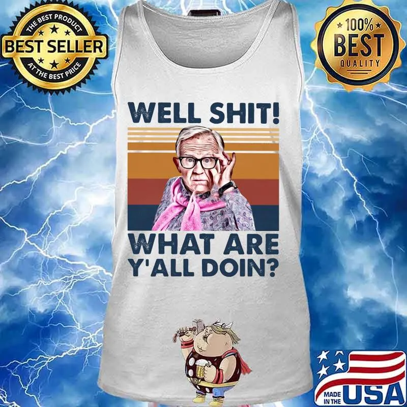 Leslie jordan well shit what are y'all doin vintage retro s Tank top