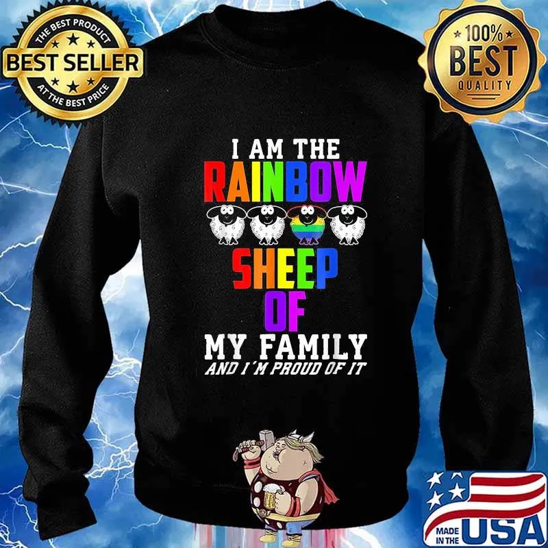 Lgbt i am the rainbow sheep of my family and i'm proud of it 2020 s Sweater