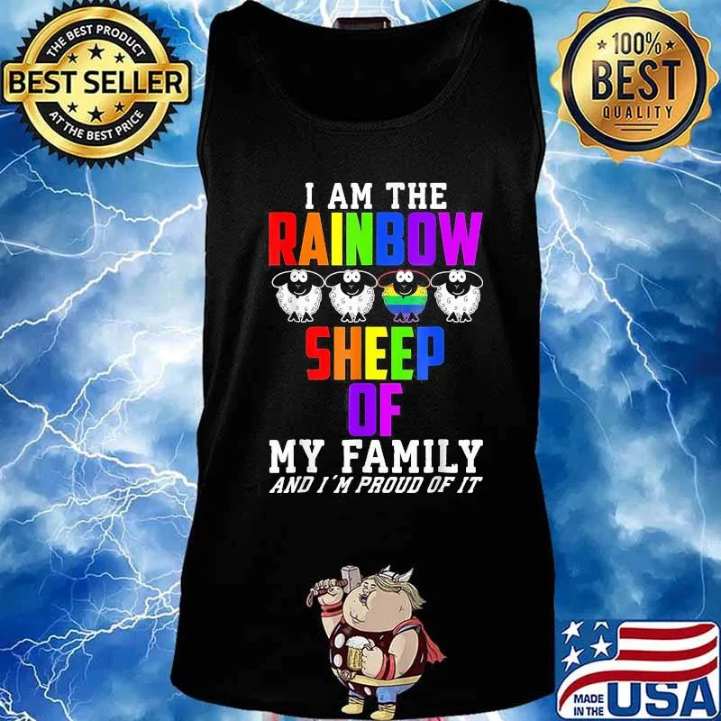 Lgbt i am the rainbow sheep of my family and i'm proud of it 2020 s Tank top